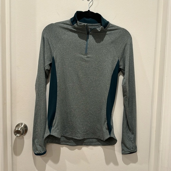 Rei Co-Op Base layer Women Extra Large Long Sleeve 1/4 Zip Pullover Green S - Picture 1 of 5